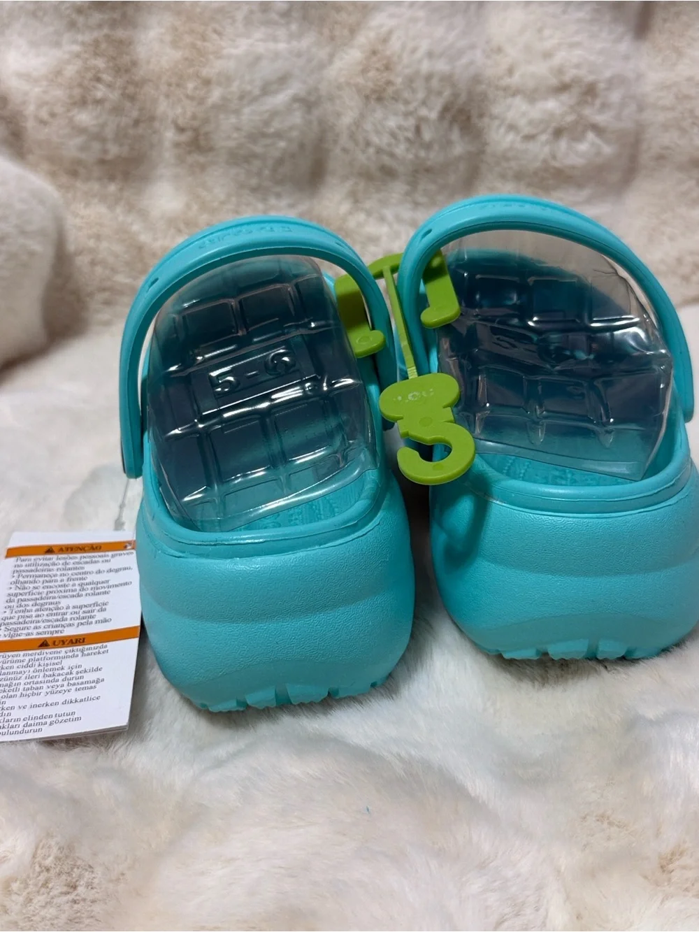 CROCS Classic Slip-On Clogs in Turquoise